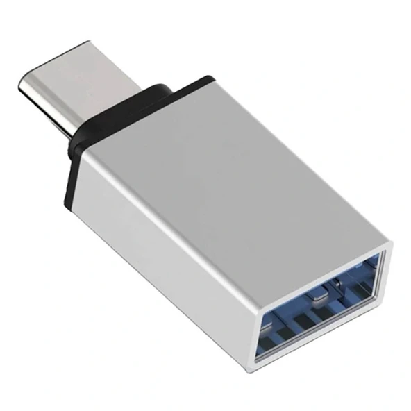 Divex Type-C Erkek USB3.0 Dişi Adaptör Çevirici Gri DO-182 ürün görseli 1