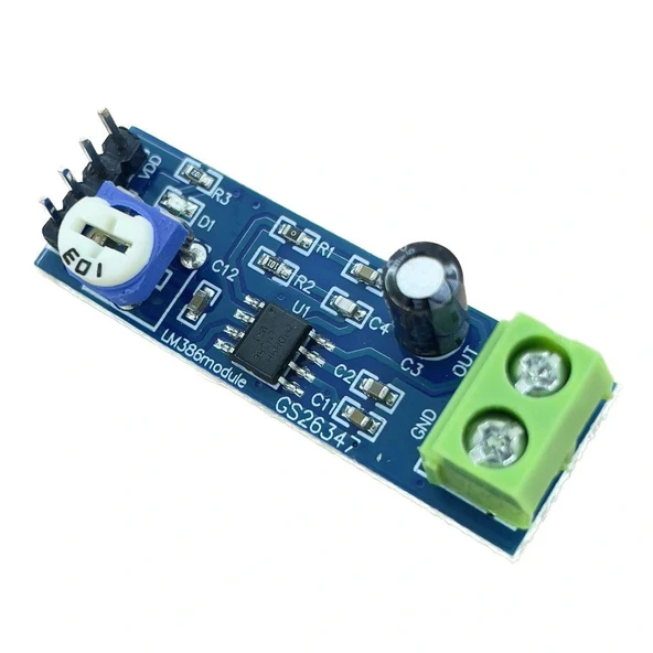 LM386 5-12V Ses Amplifikatör Modülü - Resim 2