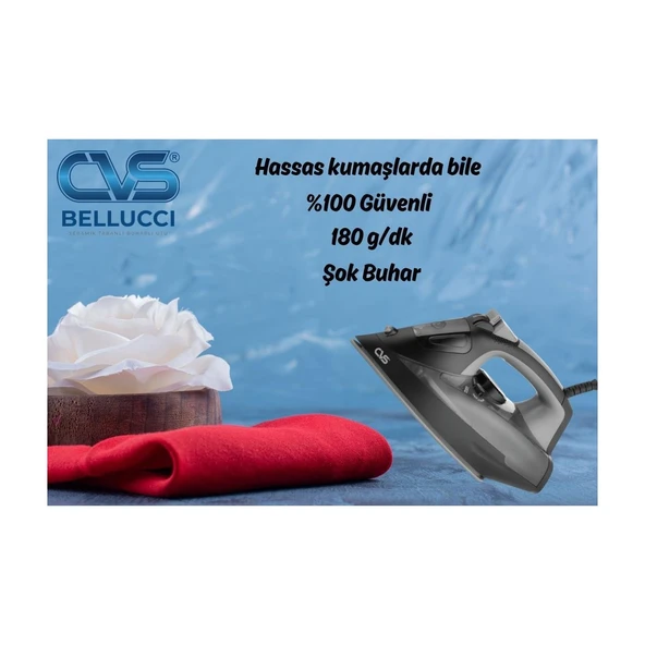 Cvs Dn 5480 Bellucci Seramik 2600 Watt Ütü ürün görseli 1