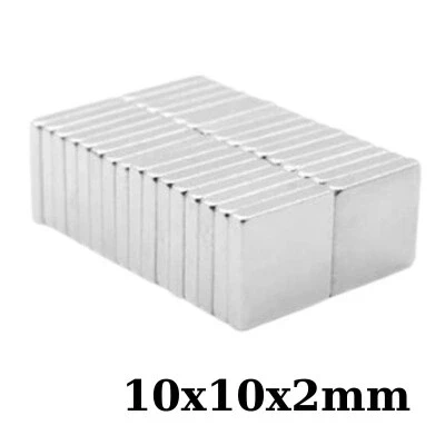 10x10x2mm Neodyum Güçlü Mıknatıs - Neodim Magnet ürün görseli 1