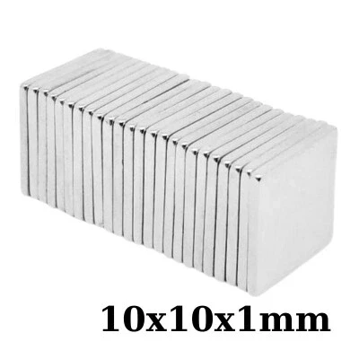 10x10x1mm Neodyum Güçlü Mıknatıs - Neodim Magnet ürün görseli 1
