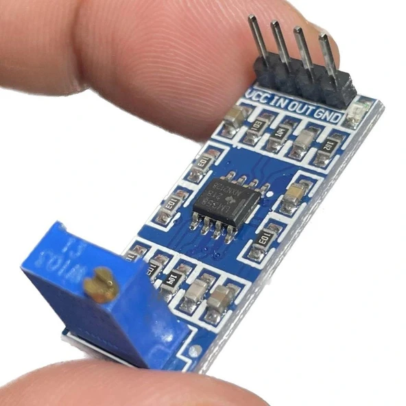 LM358 100x Sinyal Yükselteç Amfi Modülü ürün görseli 1