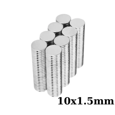 10x1.5mm Neodyum Güçlü Mıknatıs - Neodim Magnet ürün görseli 1