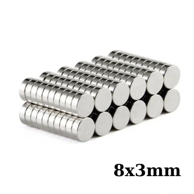 8x3mm Neodyum Güçlü Mıknatıs - Neodim Magnet ürün görseli 1
