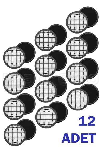 Philips Uyumlu XC6552 / XC6553 / XC6557 12 ADET Dik Süpürge Filtresi ürün görseli 1