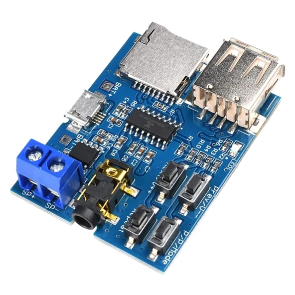 Amplifikatör Devresi Mono 3W / MP3 Çalar Devresi - Resim 3