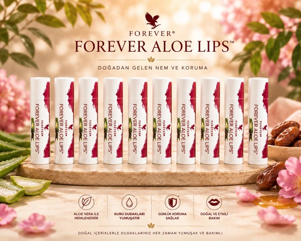 Forever Living Forever Aloe Lips Dudak Koruyucu-10 Adet ürün görseli 1