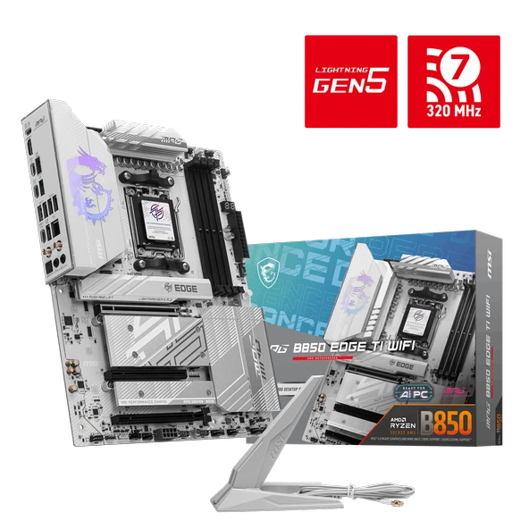 MSI MPG B850 EDGE TI WIFI7 DDR5 Beyaz