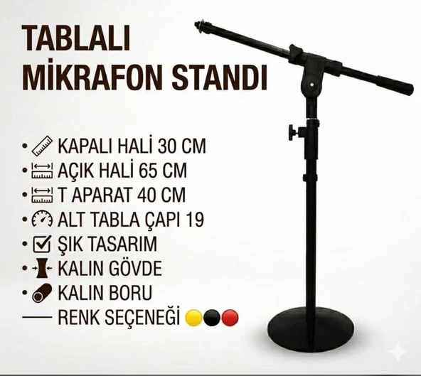TABLALI MİKRAFON STANDI EKER PERCUSSİON ürün görseli 1