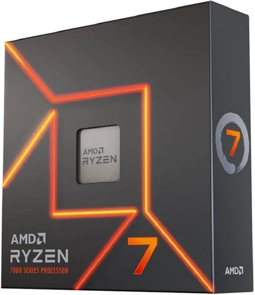 AMD RYZEN 7 7700X 40MB 8çekirdekli O/B UHD AM5 105w Kutulu+Fansız ürün görseli 1