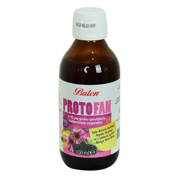 ProtoFan Kara Mürver Propolis Ekstratlı C minli Takviye Edici Gıda 150 ML ürün görseli 1