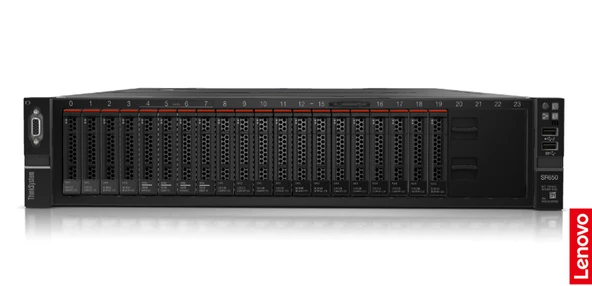 LENOVO SR650 V3 7D76A065EA SILVER 4510 32GB DD5 RDIMM-Disk Yok-1100W Rack Sunucu ürün görseli 1