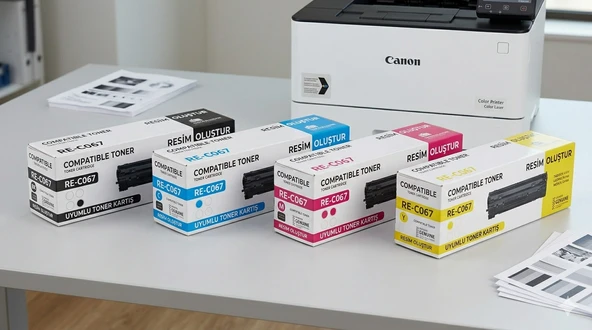 Canon 067 Muadil Toner Seti - LBP631Cw, LBP633Cdw, MF651Cw, MF655Cdw Uyumlu ürün görseli 1