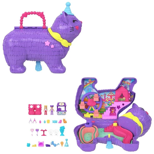 JFT90 Polly Pocket Parti Kediciği Oyun Seti ürün görseli 1