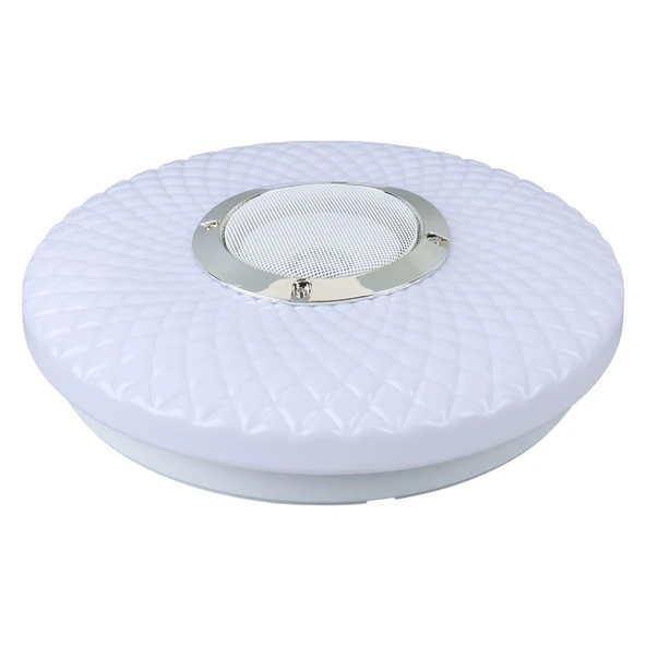 Alan Aydınlatma Beyaz 30*6 Cm 24 Watt Bluetooth Hoparlörlü Tavan Aydınlatma (AL-BL302) Tornavida Hediyeli ürün görseli 1
