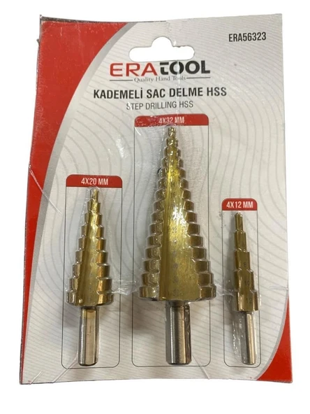 Era 56323 Kademeli  Delme Seti 3 Parça ürün görseli 1