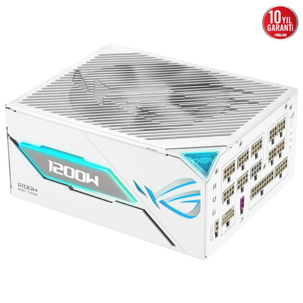 ASUS 1200W ROG Thor 1200P3 Tam Modüler Power Supply Beyaz ürün görseli 1