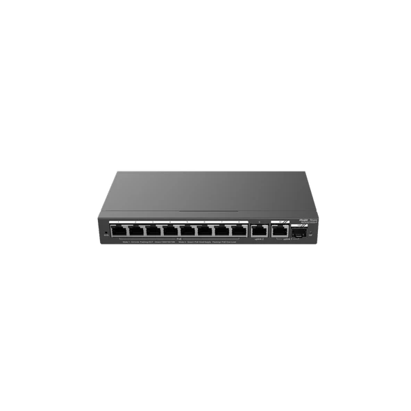 RUIJIE 8port PoE 120w 1-SFP Gigabit Yönetilebilir Switch RG-ES210GS-P ürün görseli 1