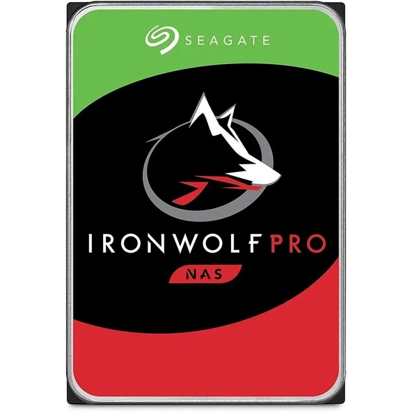 SEAGATE 10TB 3.5" IRONWOLF PRO ST10000NT001 7200 RPM 256MB SATA-3 NAS Diski ürün görseli 1