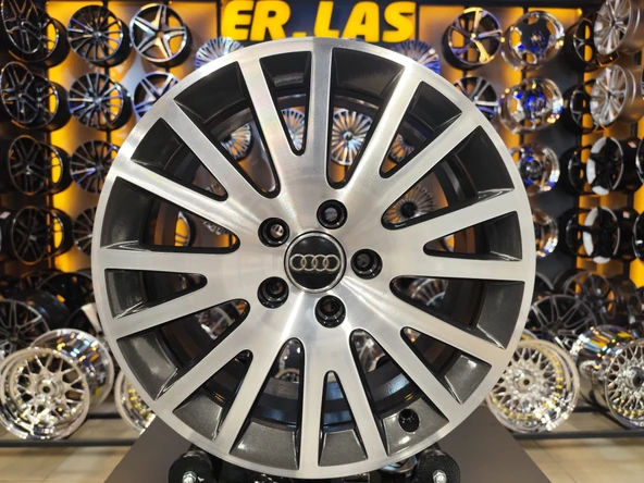 4 Adet AUDİ ORIJINAL 7.5*17 5*112 ET58 66.6 GUN MACK JANT REVİZE EDİLMİŞ  (Takım) ürün görseli 1