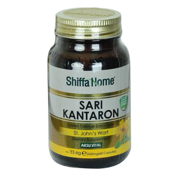 Shiffa Home Sarı Kantaron Diyet Takviyesi 560 Mg x 60 ürün görseli 1