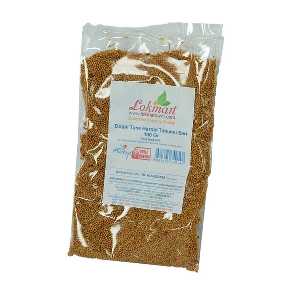 Hardal u Tane Doğal Sarı 100 Gr Paket - Resim 4