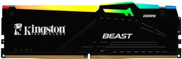 KINGSTON 16GB (2X 8GB) DDR5 5600MHZ CL36 DUAL KIT RGB PC RAM EXPO KF556C36BBEAK2-16TR ürün görseli 1