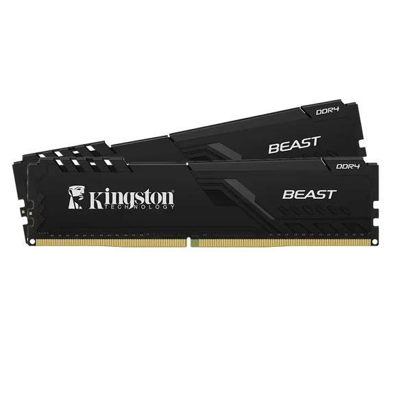 KINGSTON 16GB (2X 8GB) DDR4 3600MHZ CL17 PC RAM BEAST KF436C17BBK2/16TR ürün görseli 1