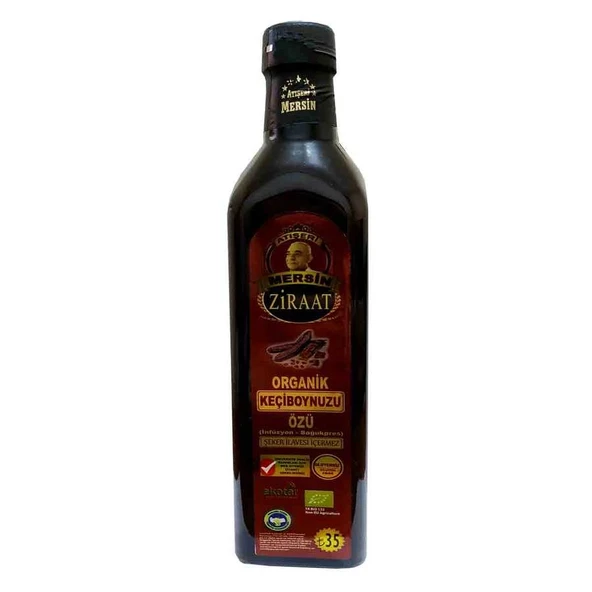 Keçiboynuzu Özü Harnup Özü Organik Cam Şişe 700 Gr ürün görseli 1