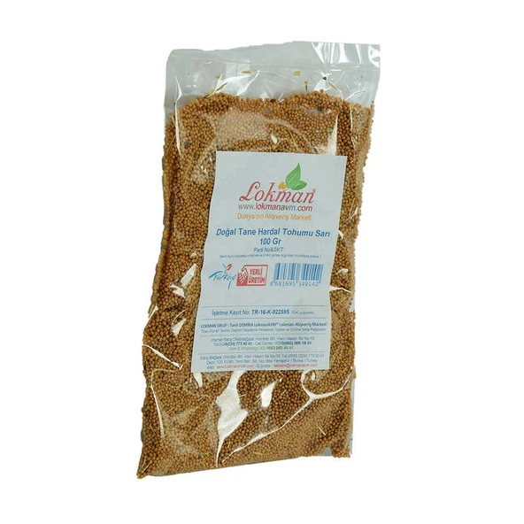 Hardal u Tane Doğal Sarı 100 Gr Paket - Resim 3