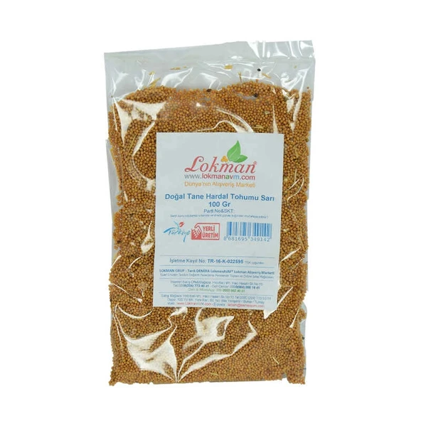 Hardal u Tane Doğal Sarı 100 Gr Paket - Resim 2