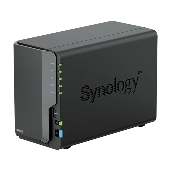SYNOLOGY 2diskli Celeron QC-2GB RAM-2.5GbE Nas Server DS225 PLUS - Resim 2