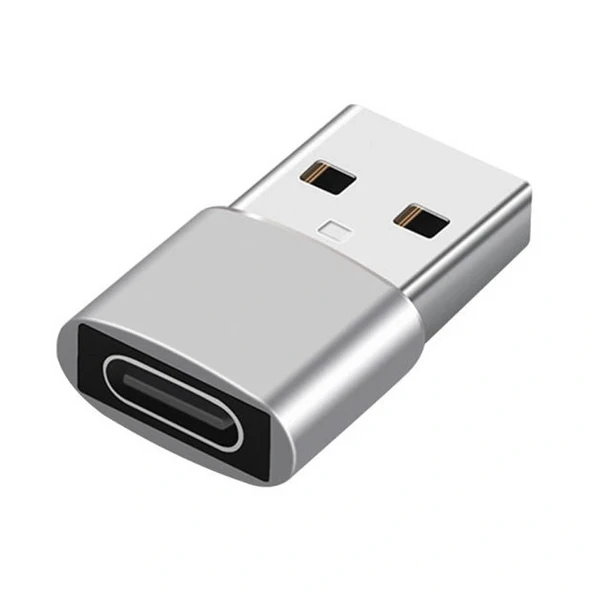 Divex Type-C Dişi USB3.0 Erkek OTG Adaptör Çevirici Gri DC-178 ürün görseli 1