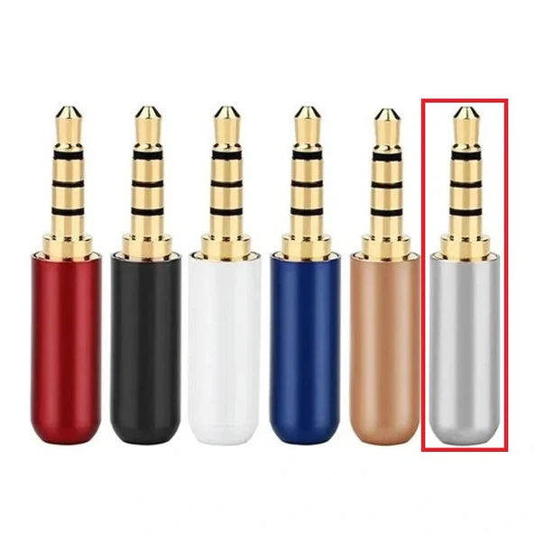 IC-261E 3.5mm Jak 4 Boğumlu Gümüş - Resim 2