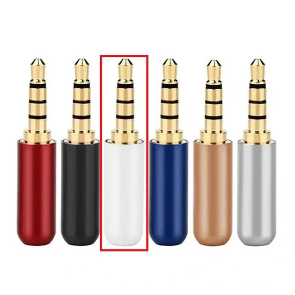 IC-261E 3.5mm Jak 4 Boğumlu Beyaz - Resim 2
