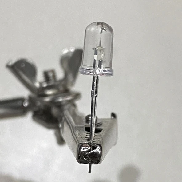 Flaşörlü LED Yeşil 2 Bacaklı 5mm - Resim 3