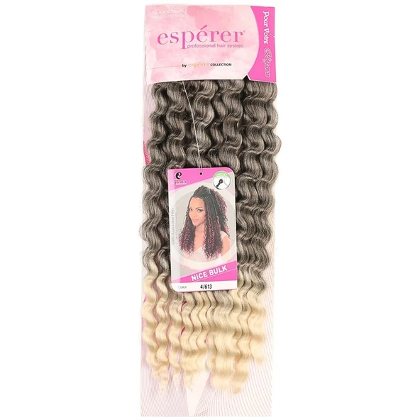 Nice Bulk Afro Su Daası  / Kahve / Platin Ombreli ürün görseli 1