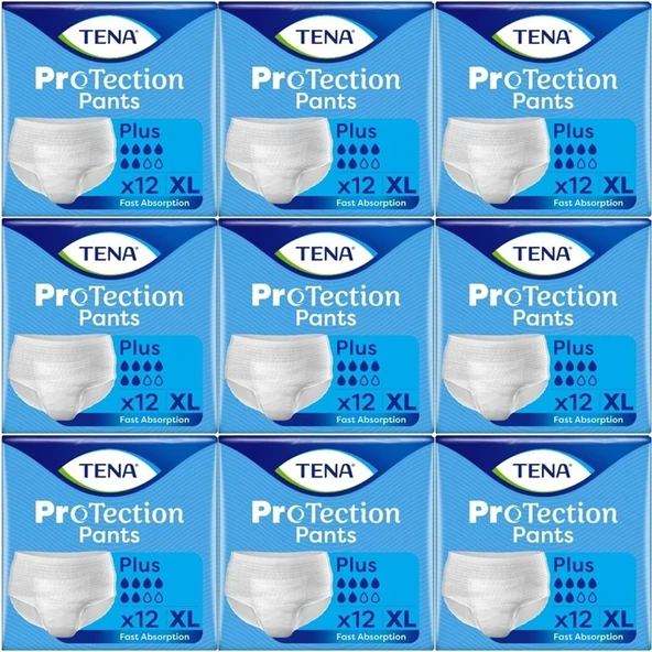 Tena ProTection Pants Plus Emici Külot Yetişkin Bezi XL - Ekstra Büyük - Extra Large 108 Adet ürün görseli 1
