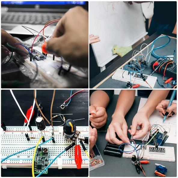 Büyük Boy Breadboard 830 Pin MB-102 - Resim 7