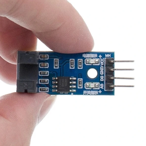 LM393 Kızılötesi Motor Hız Sensör Modülü - Resim 4