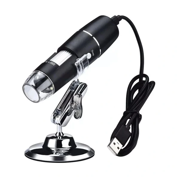 Dijital Taşınabilir USB Mikroskop Büyüteç 1000x Zoom ürün görseli 1