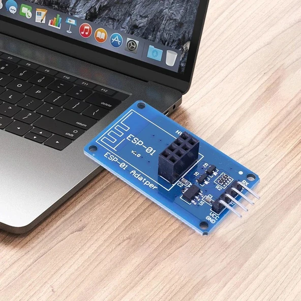 ESP8266 ESP-01 Kablosuz Adaptör Modülü 3.3V-5V - Resim 3
