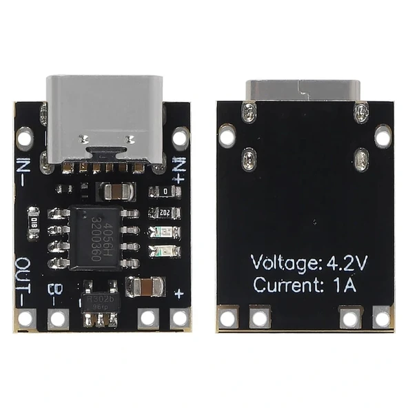 TP4056 Type-C 3.7V Mini Şarj Devresi Korumalı Mod - Resim 3