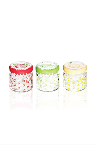 Mini Yuvarlak Saklama Kavanozu Fruit DYZSTAR-SGM07560 ürün görseli 1