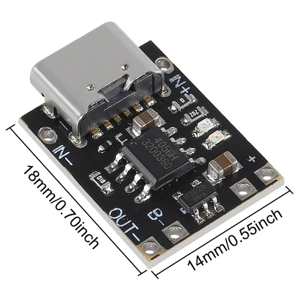 TP4056 Type-C 3.7V Mini Şarj Devresi Korumalı Mod - Resim 5