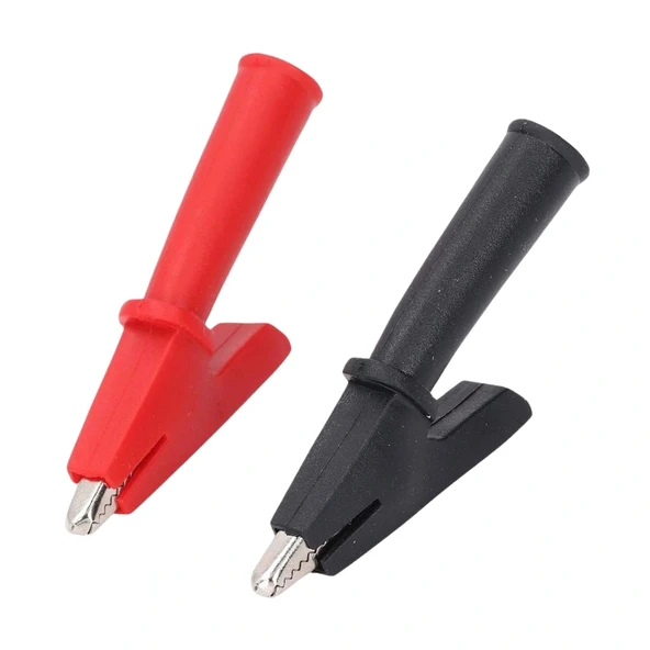 IC-243A 4mm Banana Jak Girişli Krokodil WD1096 Siyah Kırmızı Set ürün görseli 1
