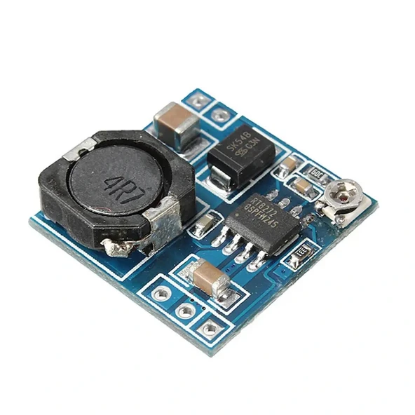 2A Mini Ayarlanabilir DC-DC Voltaj Düşürücü Modül - Resim 2