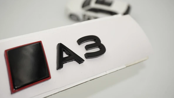 DK Tuning A3 2025+ Bagaj Siyah Yazı Logo Arma Audi İle Uyumlu ürün görseli 1
