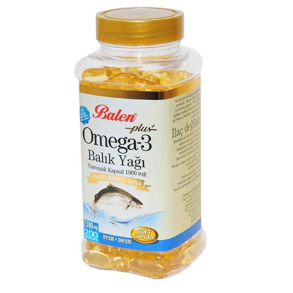 Omega 3 Plus+ Balık Yağı Yumuşak 200 - Resim 3