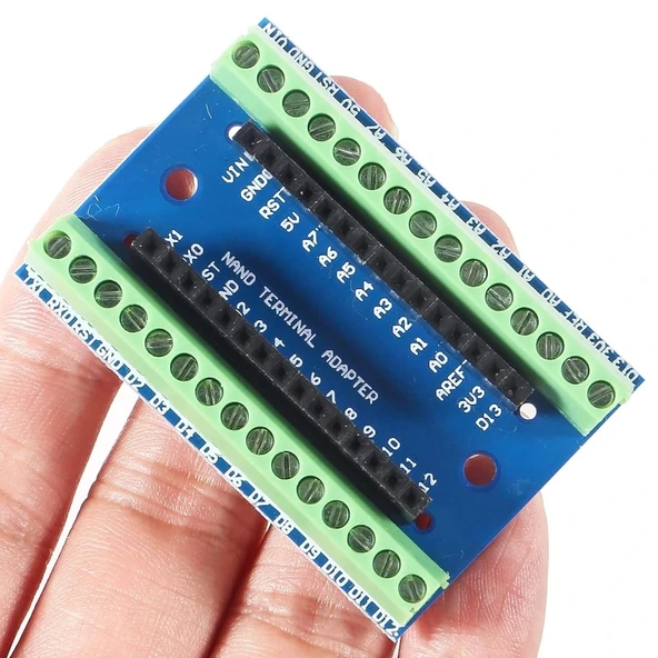 Arduino Nano Adaptör Klemens Shield - Resim 4